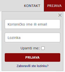 Prijava u sustav