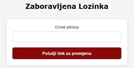 Zaboravljena lozinka